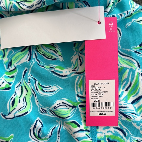 Lilly Pulitzer Weekender High Rise Midi Legging - Picture 8 of 8